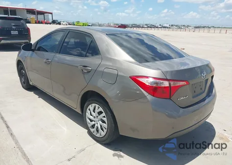 2017 Toyota Corolla Le из США, поврежденный, VIN 2T1BURHE7HC864238